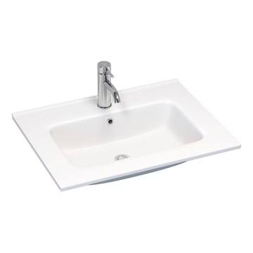 BATH DELUXE 06-060-27-11-00 - Einbauwaschbecken LILLESNAD 61x46 cm Keramik/weiß