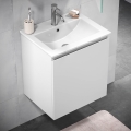 BATH DELUXE 09-050-63-01-01 - Badezimmerschrank mit Waschbecken KENWOOD 51 cm mattweiß