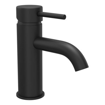 BATH DELUXE 28-005-01-02-04 - Waschbeckenarmatur DRAGOR 15,6 cm matt schwarz
