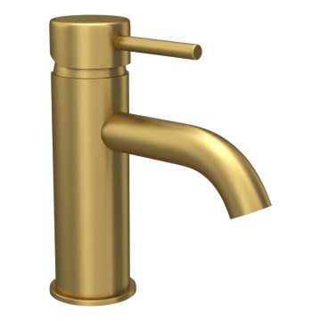 BATH DELUXE 28-005-01-70-04 - Waschbeckenarmatur DRAGOR 15,6 cm gebürstetes Messing