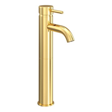 BATH DELUXE 28-005-02-64-00 - Waschbeckenarmatur DRAGOR 29 cm glänzendes Messing