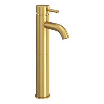 BATH DELUXE 28-005-02-70-00 - Waschbeckenarmatur DRAGOR 29 cm gebürstetes Messing