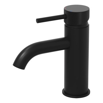 BATH DELUXE 28-005-03-02-00 - Waschbeckenarmatur ANHOLT 15,6 cm matt schwarz
