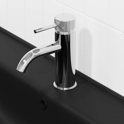 BATH DELUXE 28-005-03-60-00 - Waschbeckenarmatur ANHOLT 15,6 cm glänzendes Chrom