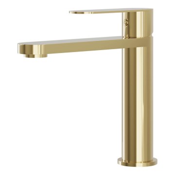 BATH DELUXE 28-017-02-64-02 - Waschbeckenarmatur TARNBY 17,3 cm glänzendes Messing
