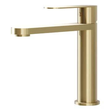 BATH DELUXE 28-017-02-70-02 - Waschbeckenarmatur TARNBY 17,3 cm gebürstetes Messing