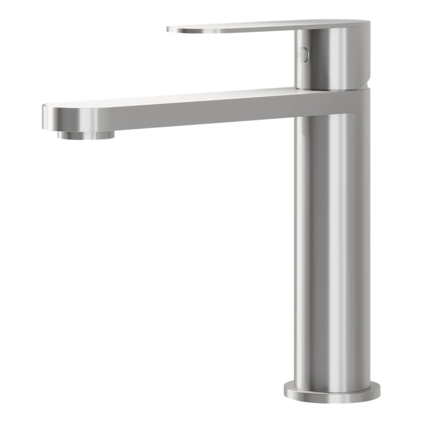 BATH DELUXE 28-017-02-71-02 - Waschbeckenarmatur TARNBY 17,3 cm gebürsteter Edelstahl