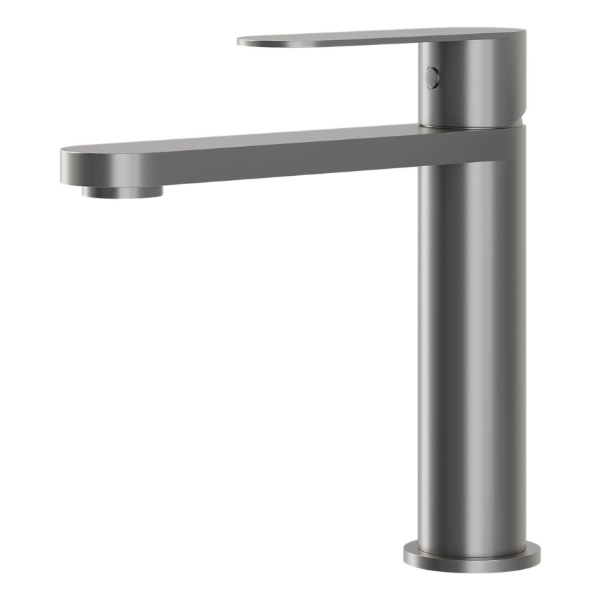 BATH DELUXE 28-017-02-73-02 - Waschbeckenarmatur TARNBY 17,3 cm pudriges Grau