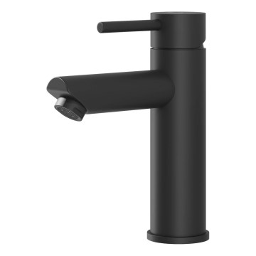 BATH DELUXE 28-017-03-02-02 - Waschbeckenarmatur RINGSTED 17,8 cm matt schwarz