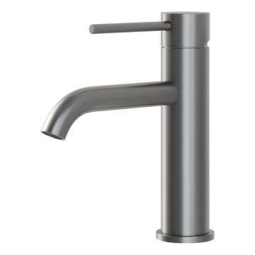 BATH DELUXE 28-018-01-73-02 - Waschbeckenarmatur SOVANG 18,3 cm pudriges Grau
