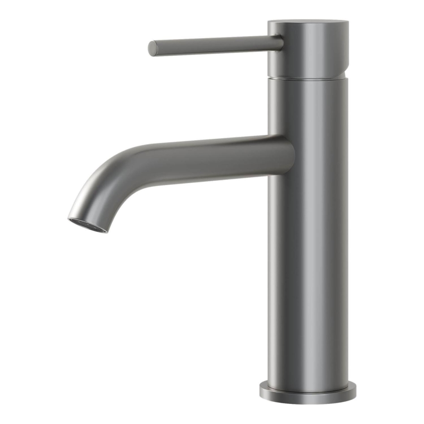 BATH DELUXE 28-018-01-73-02 - Waschbeckenarmatur SOVANG 18,3 cm pudriges Grau