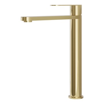 BATH DELUXE 28-027-02-64-02 - Waschbeckenarmatur TARNBY 27,3 cm glänzendes Messing