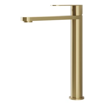BATH DELUXE 28-027-02-70-02 - Waschbeckenarmatur TARNBY 27,3 cm gebürstetes Messing