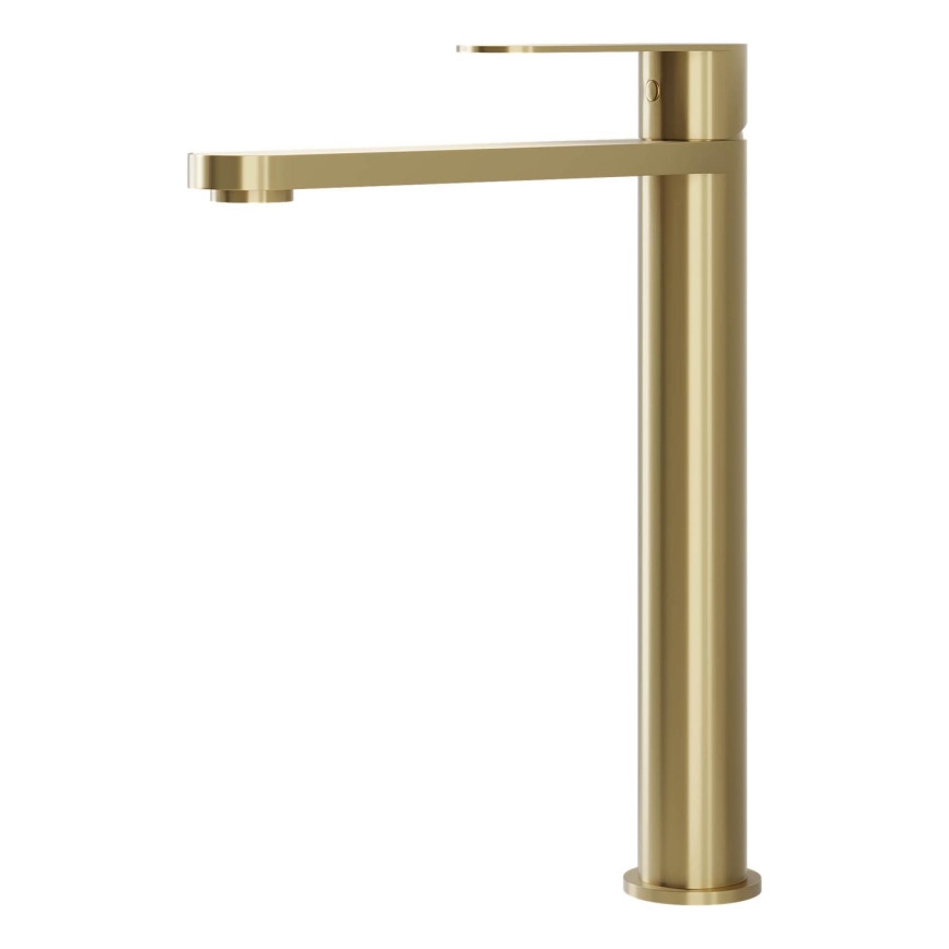 BATH DELUXE 28-027-02-70-02 - Waschbeckenarmatur TARNBY 27,3 cm gebürstetes Messing