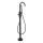 BATH DELUXE 28-114-01-02-00 - Freistehendes Badewannen-Set mit Armatur DRAGOR 116 cm matt schwarz