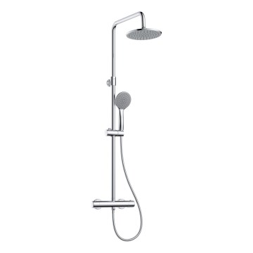 BATH DELUXE 31-130-41-60-02 - Duschset mit Armatur HOUSTON glänzendes Chrom