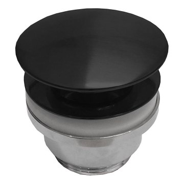 BATH DELUXE 33-004-05-02-04 - Ablaufgarnitur RODBY d 6,6 cm schwarz