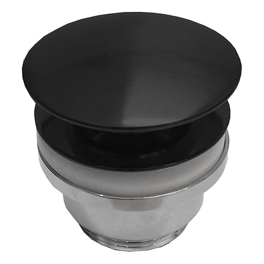 BATH DELUXE 33-004-05-02-04 - Ablaufgarnitur RODBY d 6,6 cm schwarz