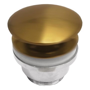 BATH DELUXE 33-004-05-70-04 - Waschbecken waste RODBY d 6,6 cm gebürstetes Messing