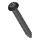 BATH DELUXE 54-045-00-02-12 - SET 50x Schrauben für Akustikpaneele T25 4,6x45 mm lackiert schwarz