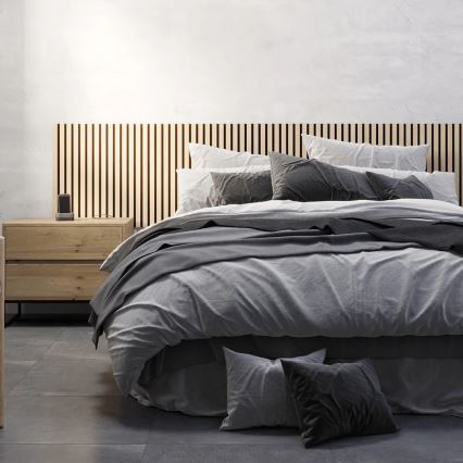 BATH DELUXE 54-240-11-86-12 - Akustik-Wandpaneel VASALUND 240x52 cm Eiche