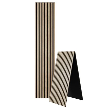 BATH DELUXE 54-240-11-86-12 - Akustik-Wandpaneel VASALUND 240x52 cm Eiche