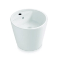 Bathco 4057 - Aufsatzwaschbecken FLORENCIA Ø 42 cm Porzellan/weiß