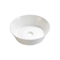 Bathco 4087 - Aufsatzwaschbecken VOLTA Ø 42 cm Porzellan/Weiß