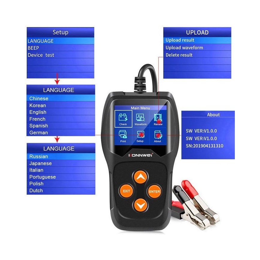 Batterietester 12 V