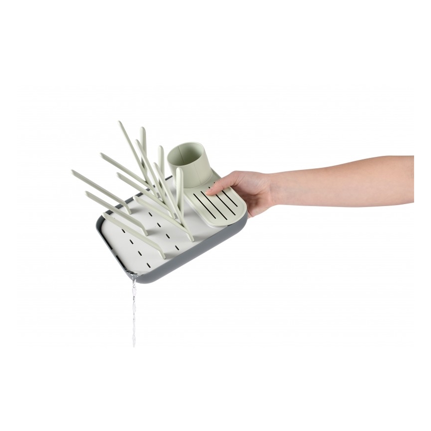 Beaba - Abtropfgestell für Flaschen grün/grau