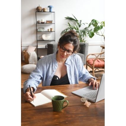 Beaba - Elektrische freihändige Milchpumpe 180 ml 1300 mAh blau