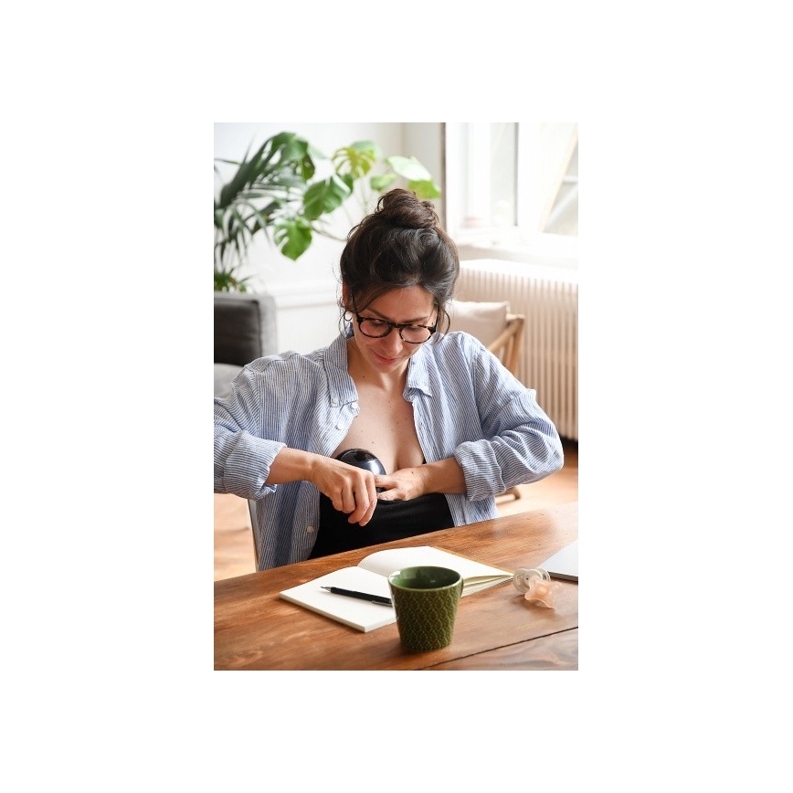 Beaba - Elektrische freihändige Milchpumpe 180 ml 1300 mAh blau