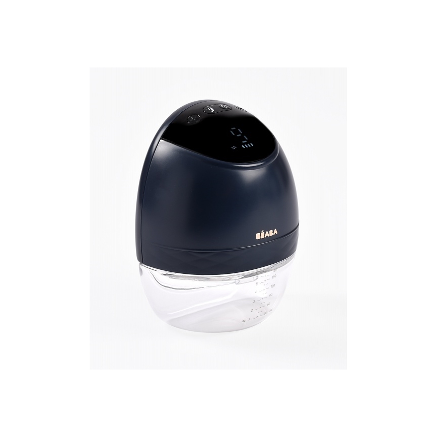 Beaba - Elektrische freihändige Milchpumpe 180 ml 1300 mAh blau