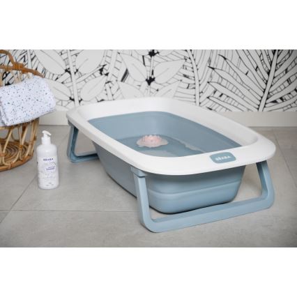 Beaba - Faltbare Kinderbadewanne blau