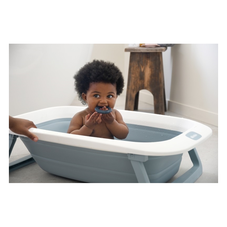 Beaba - Faltbare Kinderbadewanne blau