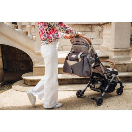Beaba - Wickeltasche für Kinderwagen SYDNEY grau/beige
