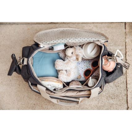 Beaba - Wickeltasche für Kinderwagen SYDNEY grau/beige