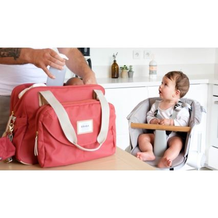Beaba - Wickeltasche GENEVA rot