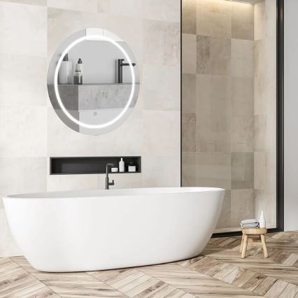 Beheizter LED-Badezimmerspiegel mit Hintergrundbeleuchtung LED/25W/230V IP44 3000K/4000K/6400K