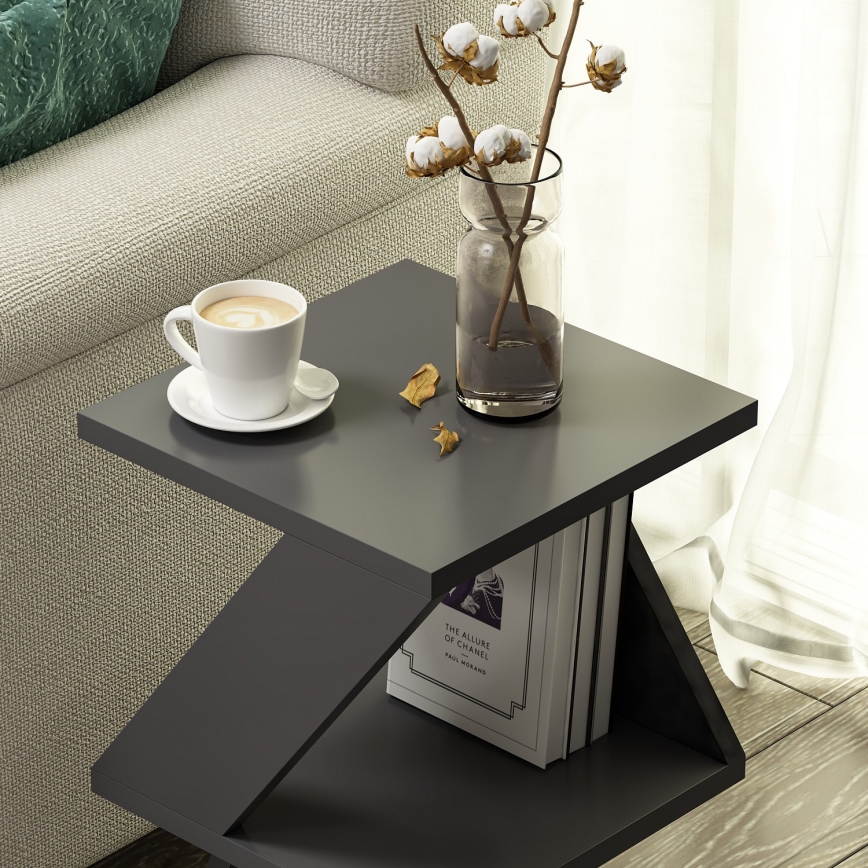 Beistelltisch ALBENI 50x30 cm anthrazit