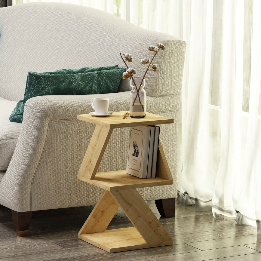Beistelltisch ALBENI 50x30 cm braun