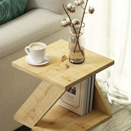 Beistelltisch ALBENI 50x30 cm braun