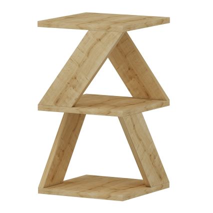 Beistelltisch ALBENI 50x30 cm braun