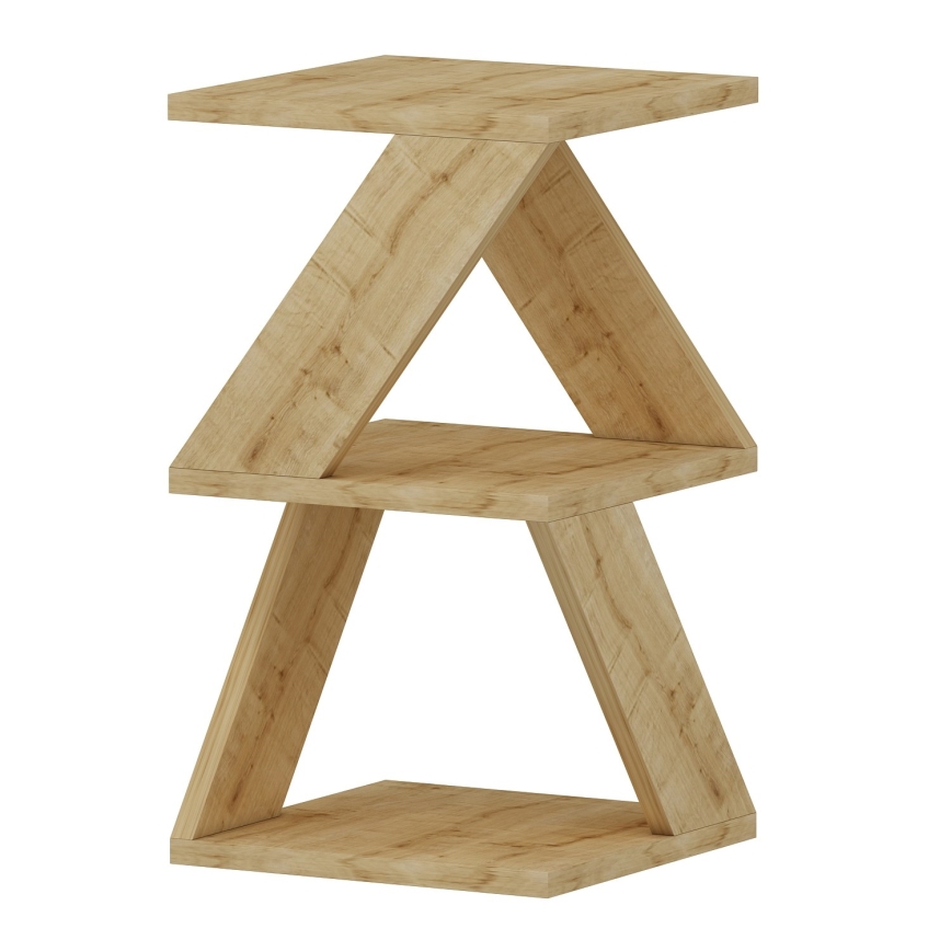 Beistelltisch ALBENI 50x30 cm braun