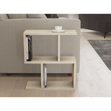 Beistelltisch CROS 45x17 cm Marmordekor/beige