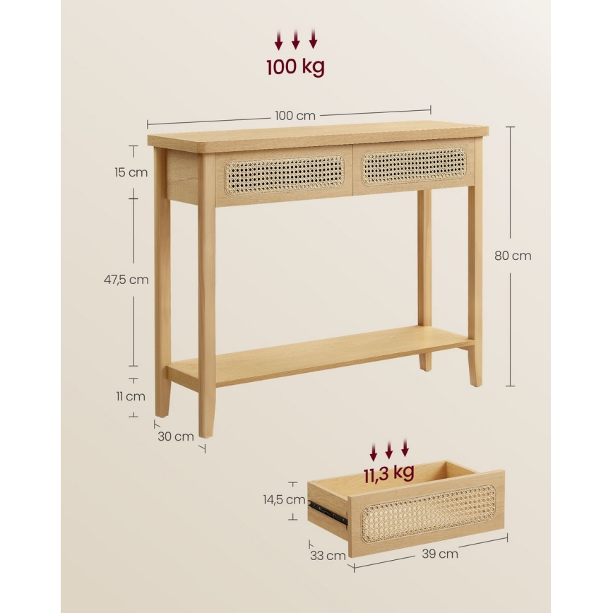 Beistelltisch FALKO braun