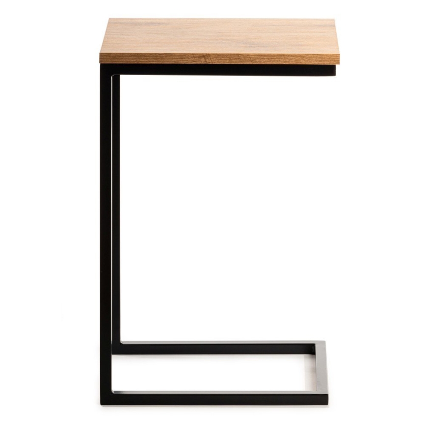 Beistelltisch HELPER 57x40 cm schwarz/braun