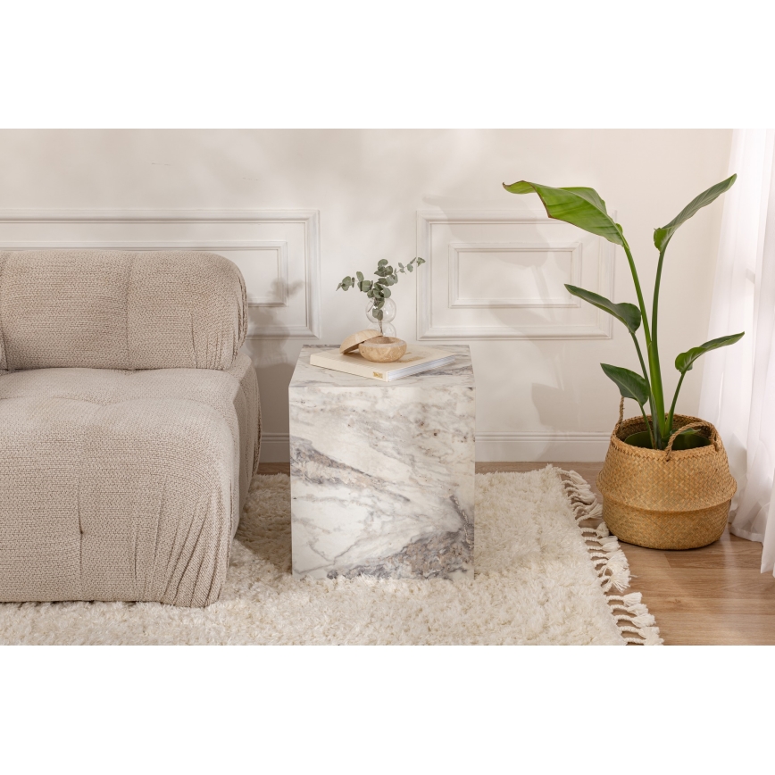Beistelltisch KUP 50x45 cm Marmordekor
