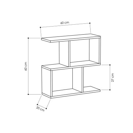 Beistelltisch MANIA 60x60 cm braun