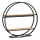 Beistelltisch SHELF d 62,5 cm Eiche